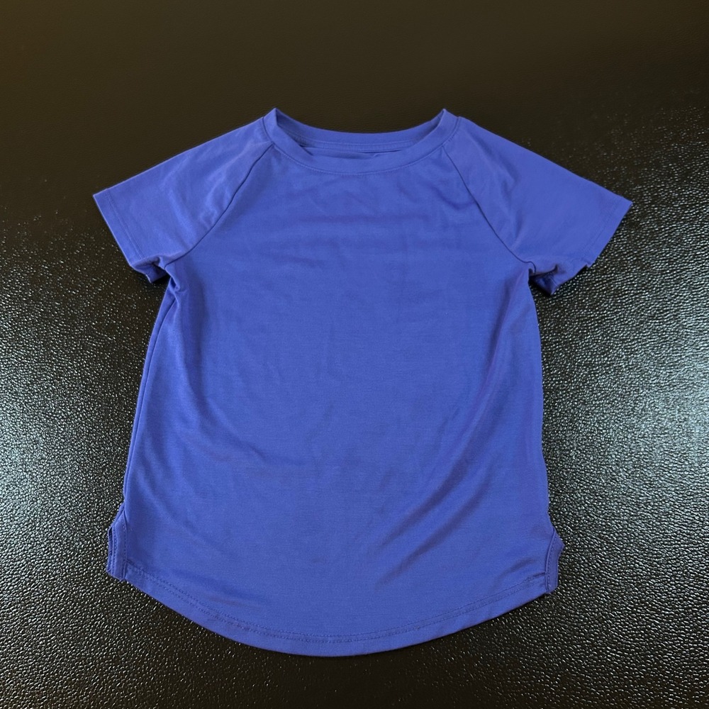 Athletic Works Activewear T-Shirt Athletic Short Sleeve Blue Youth Extra Small